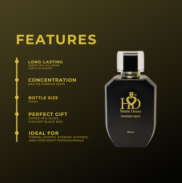 Hearts Desire Shadow creed 100ml